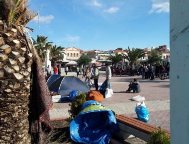 Μυτιλήνη: Ένταση μεταξύ πολιτών και παράνομων μεταναστών